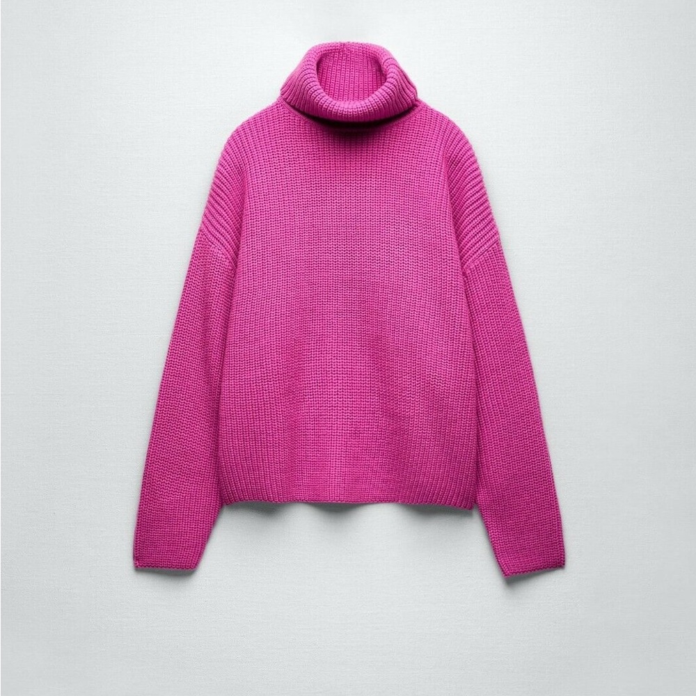 ZARA HIGH COLLAR KNIT
